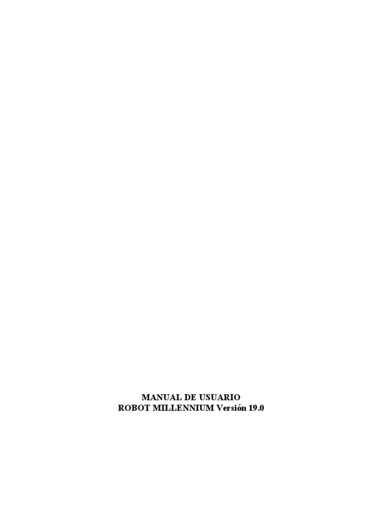Manual Robot | PDF | Microsoft Windows | Ventana (informática)