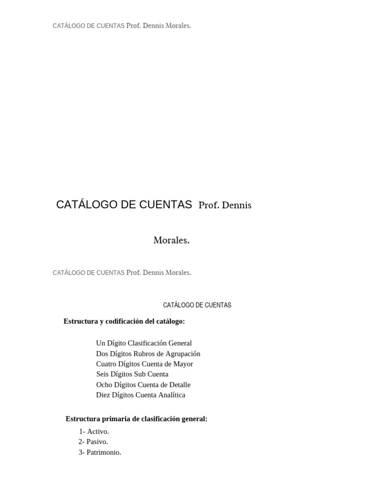 Catálogo de Cuentas Contables 2023 | PDF | Bancos | Impuesto sobre la renta