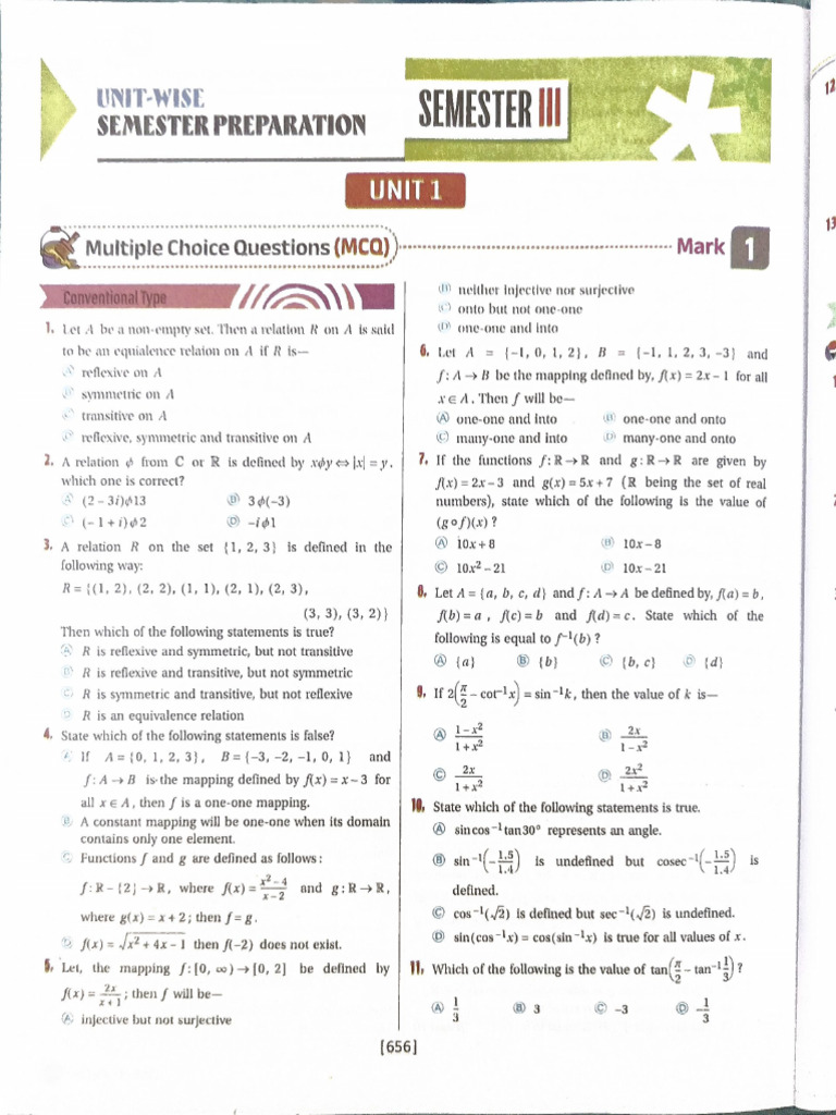 Maths Semester 3 | PDF