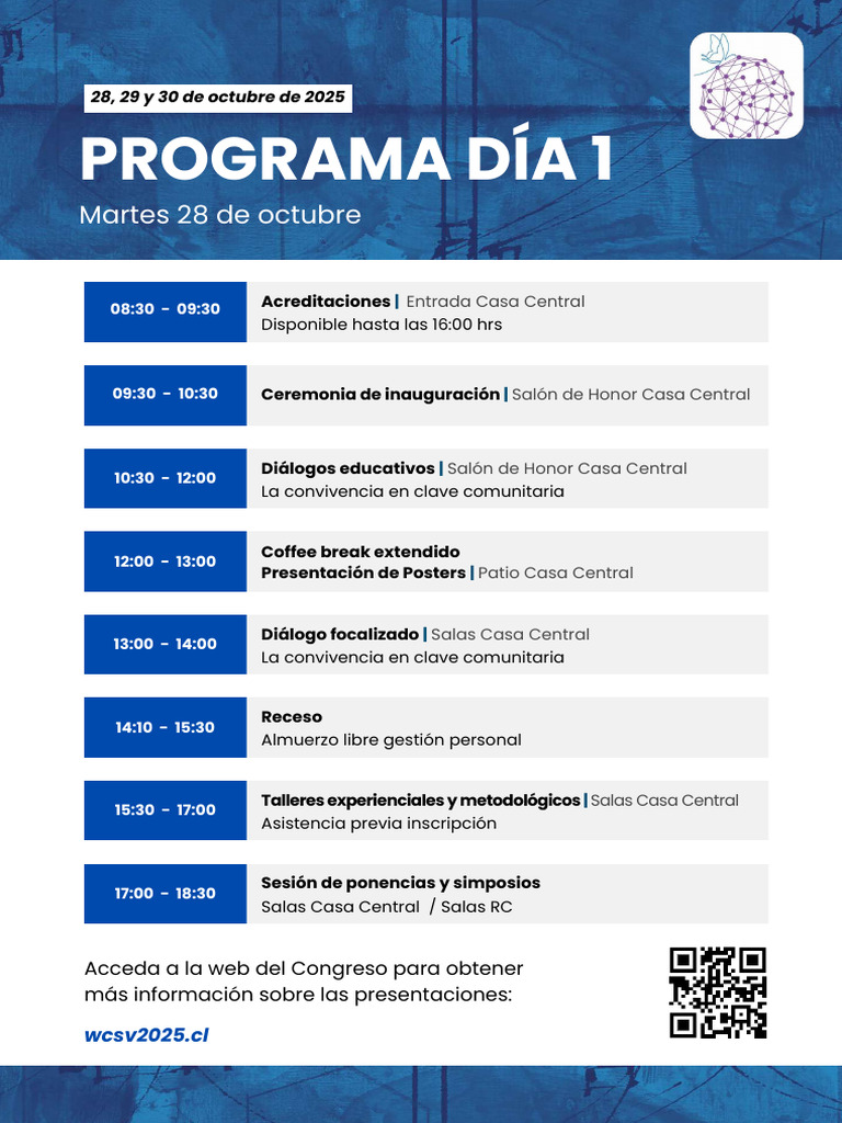 Programa Congreso WCSV 2025 | PDF