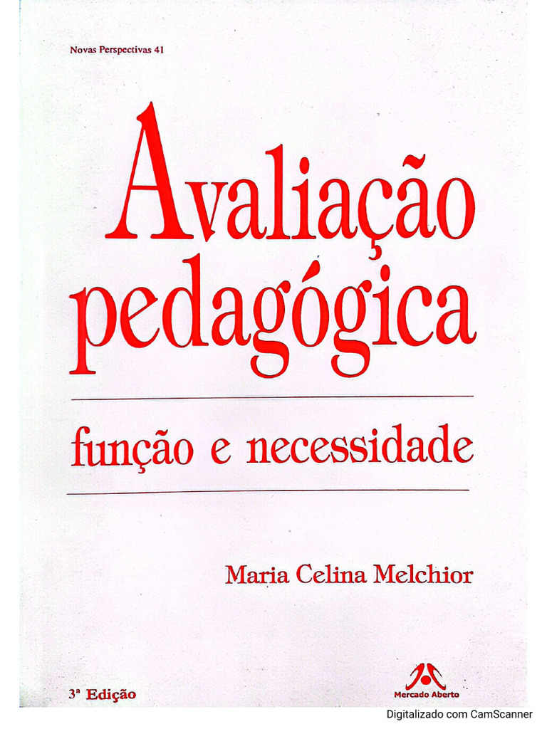 Cap. 4 e 5 - Avaliação Da Aprendizagem | PDF