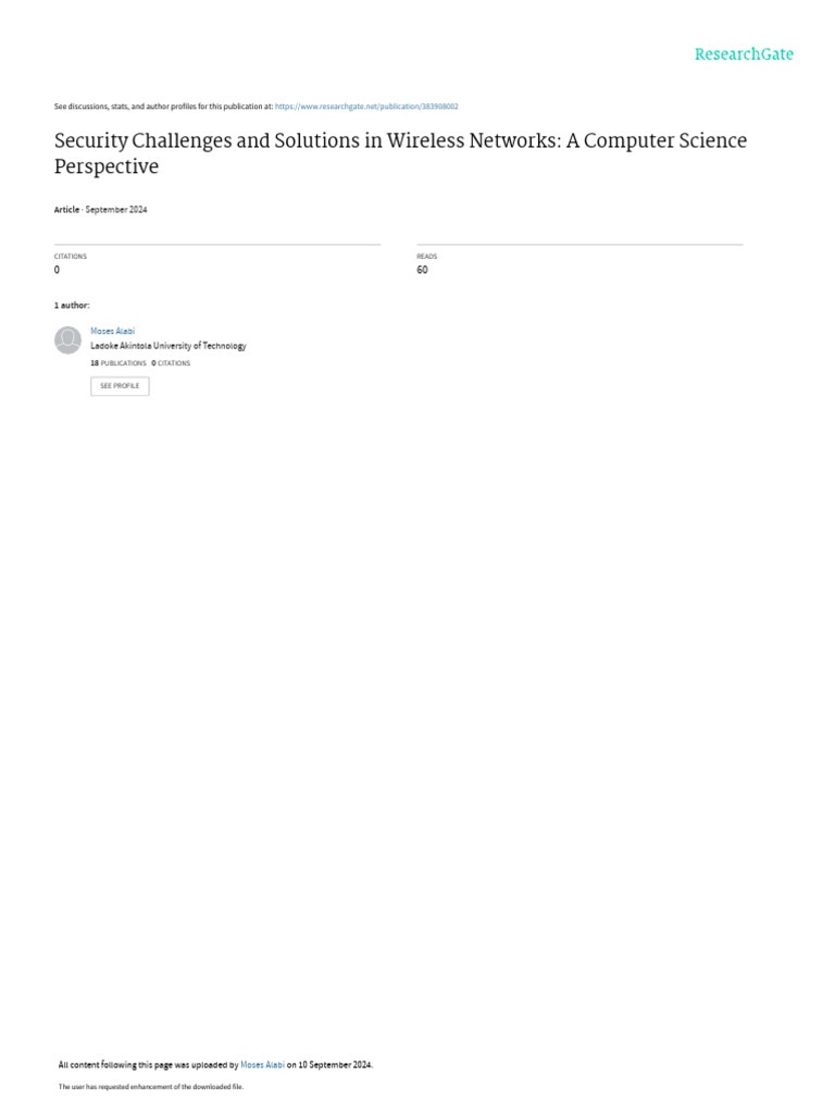 Inherent Risks of SSID Broadcasting | PDF | Security | Computer Security