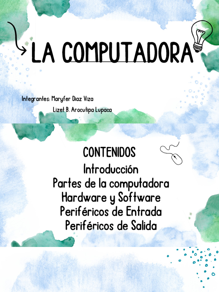 Partes y Funciones de la Computadora | PDF