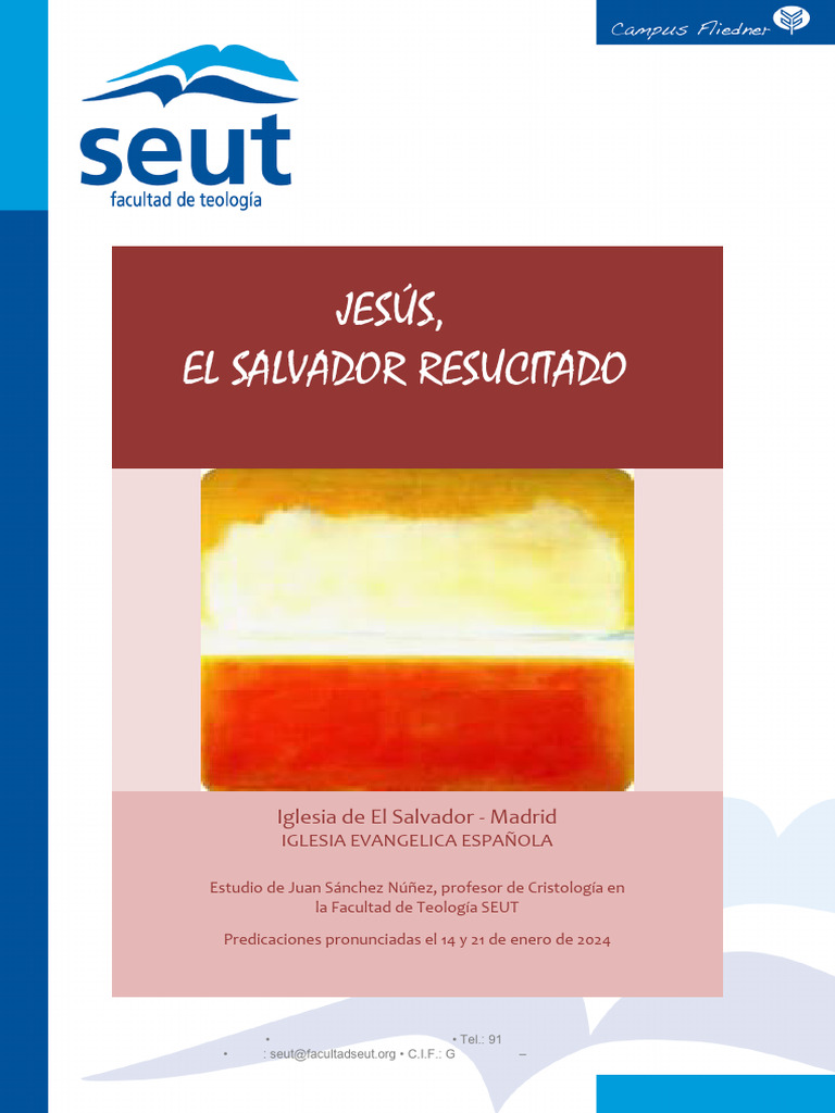 Jesús - El Salvador Resucitado | PDF | La resurrección de Jesús | Jesús