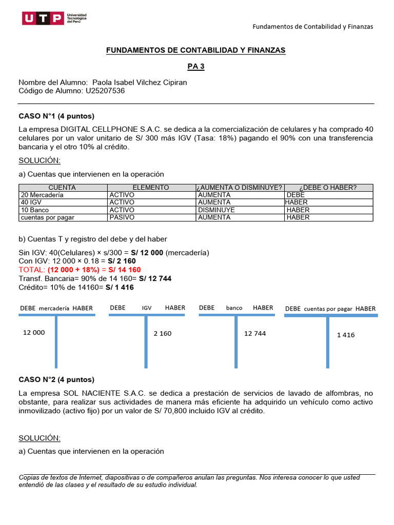 Fundamentos de Contabilidad y Finanzas | PDF | Bancos | Contabilidad