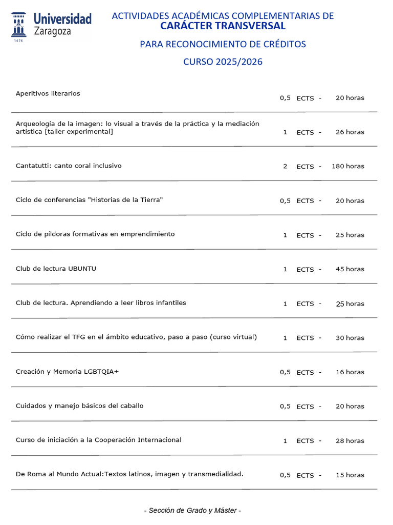 Actividades complementarias | PDF | Iniciativa empresarial | España