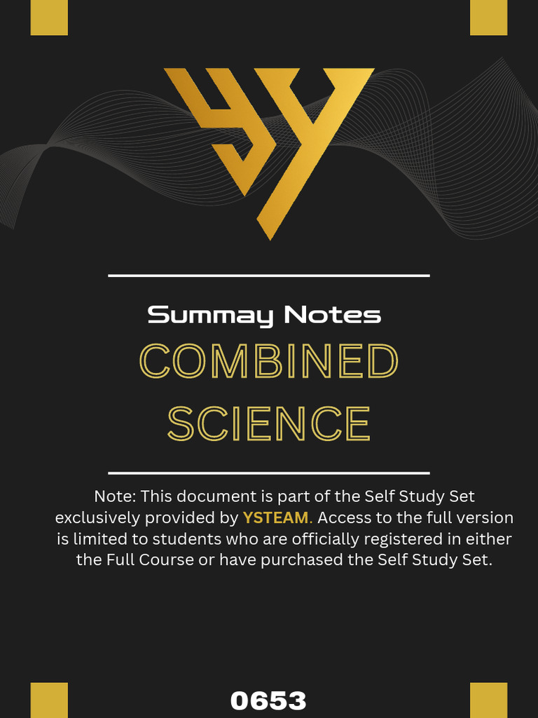 Biology and Chemistry Study Notes | PDF | Ion | Enzyme