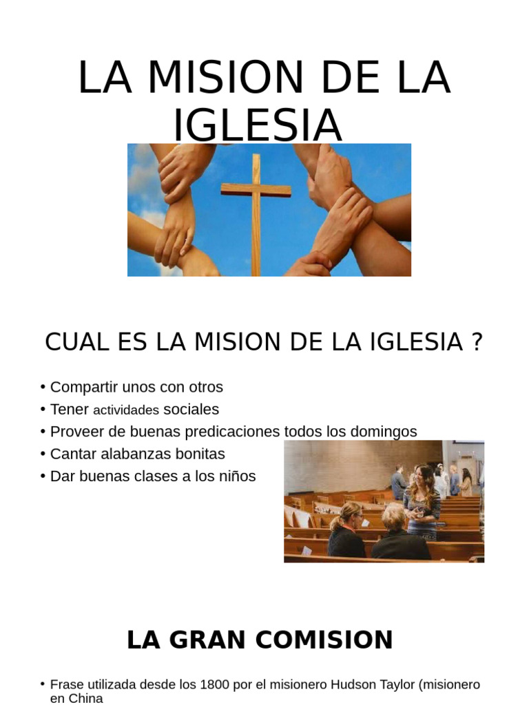 Misión y Gran Comisión de la Iglesia | PDF | Gran comisión | Jesús