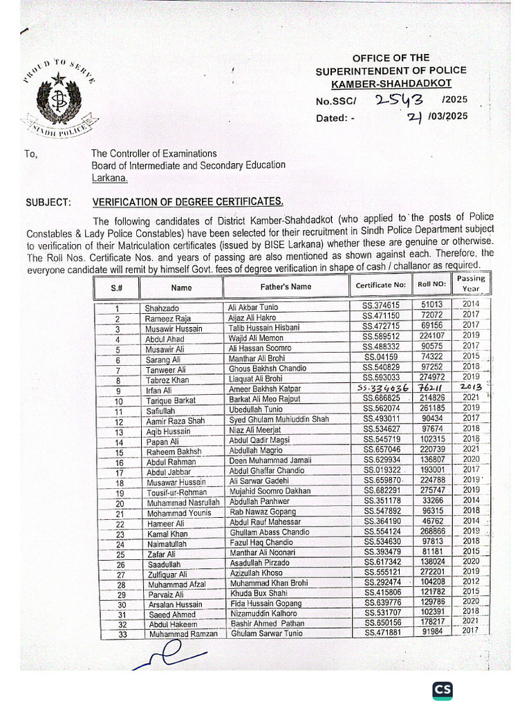 BISE Larkana | PDF