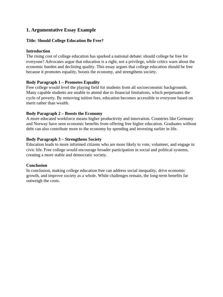 Eassy On Arugments | PDF