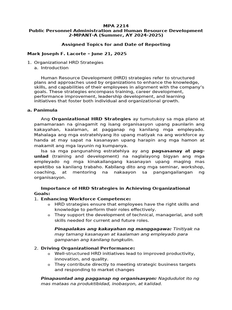 Assigned Topics For Reporting | PDF | Educational Technology | Mentorship