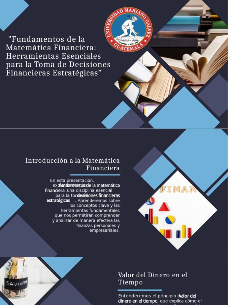Matemáticas Financieras en Decisiones | PDF | Tasa interna de retorno ...