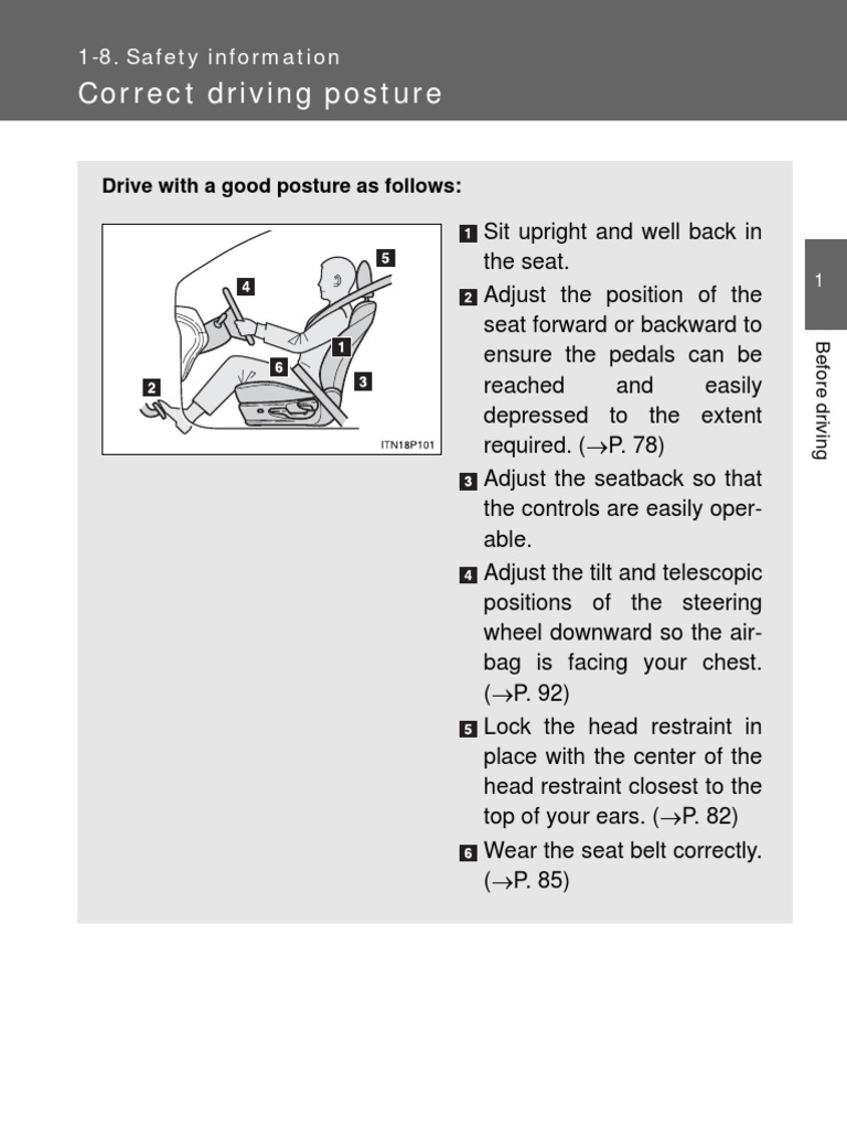Safe Driving and Airbag Guide | PDF | Airbag | Seat Belt
