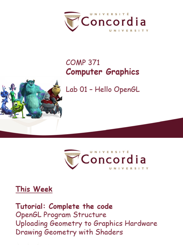 OpenGL Lab 01: Hello OpenGL Basics | PDF | Shader | Computer Science