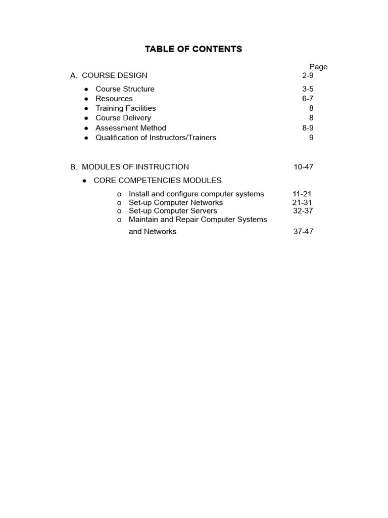 Computer Systems Course Outline | PDF