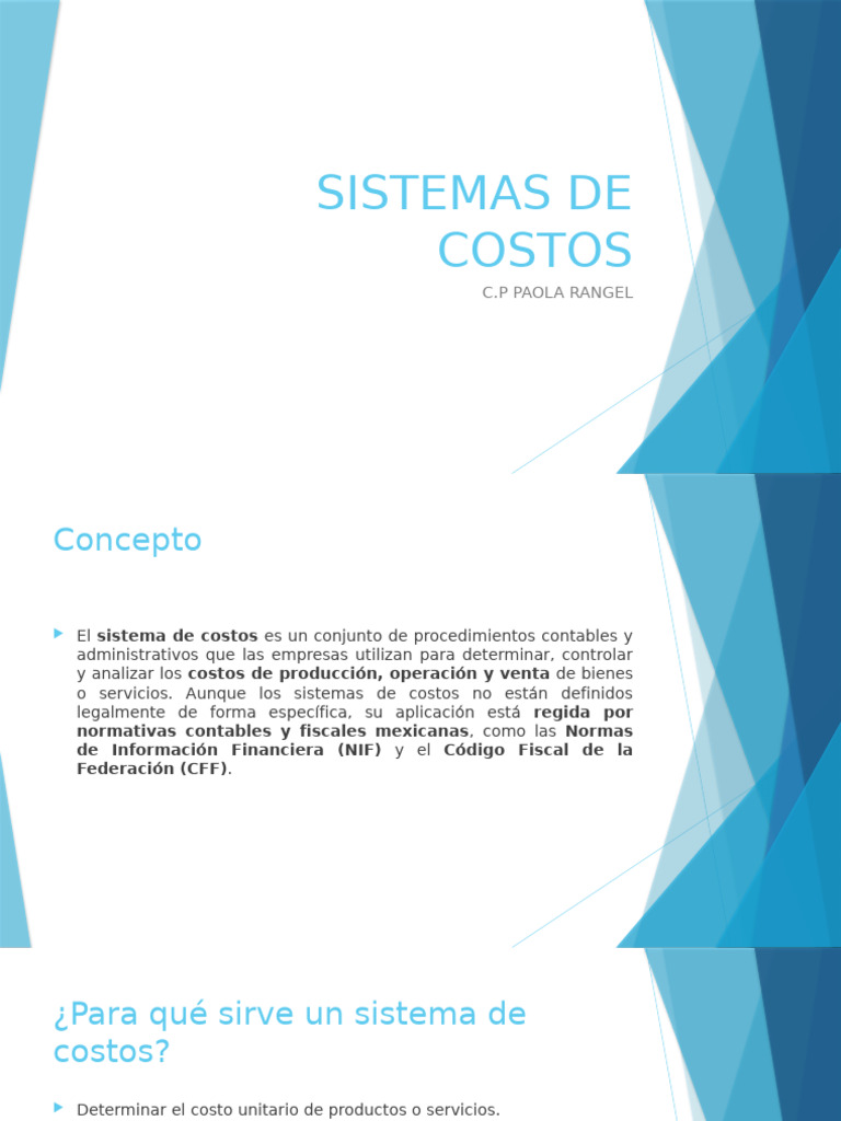 Sistemas de Costos en Empresas Mexicanas | PDF | Costo | Contabilidad