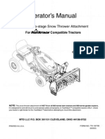 L0403341 Snow Thrower