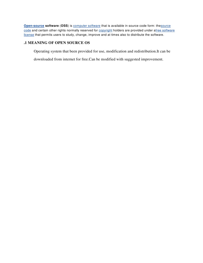 Understanding Open Source Software | PDF