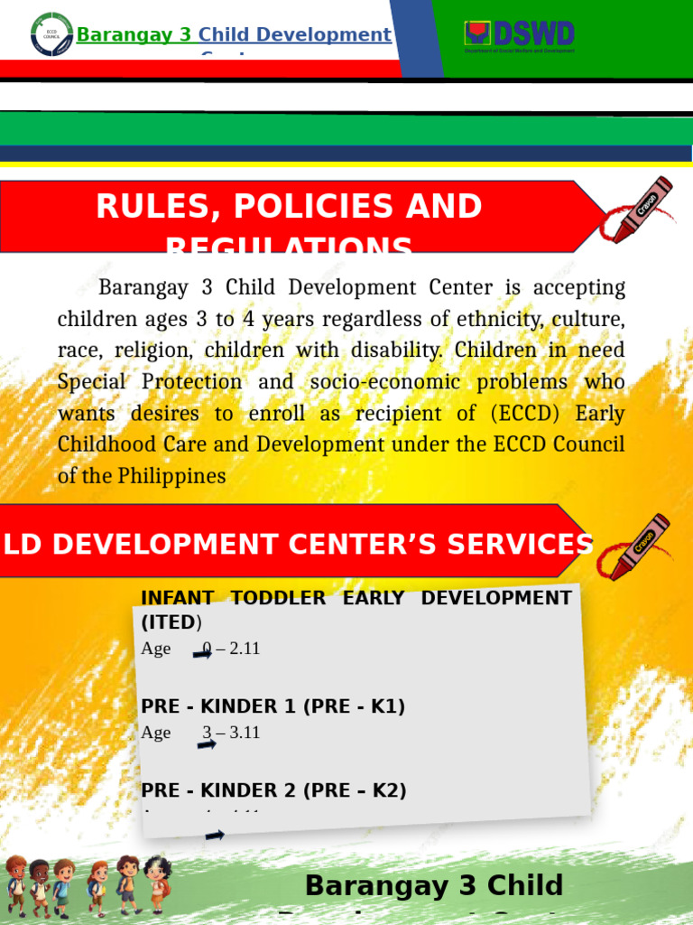 ECCD Enrollment Guidelines for Barangay 3 | PDF