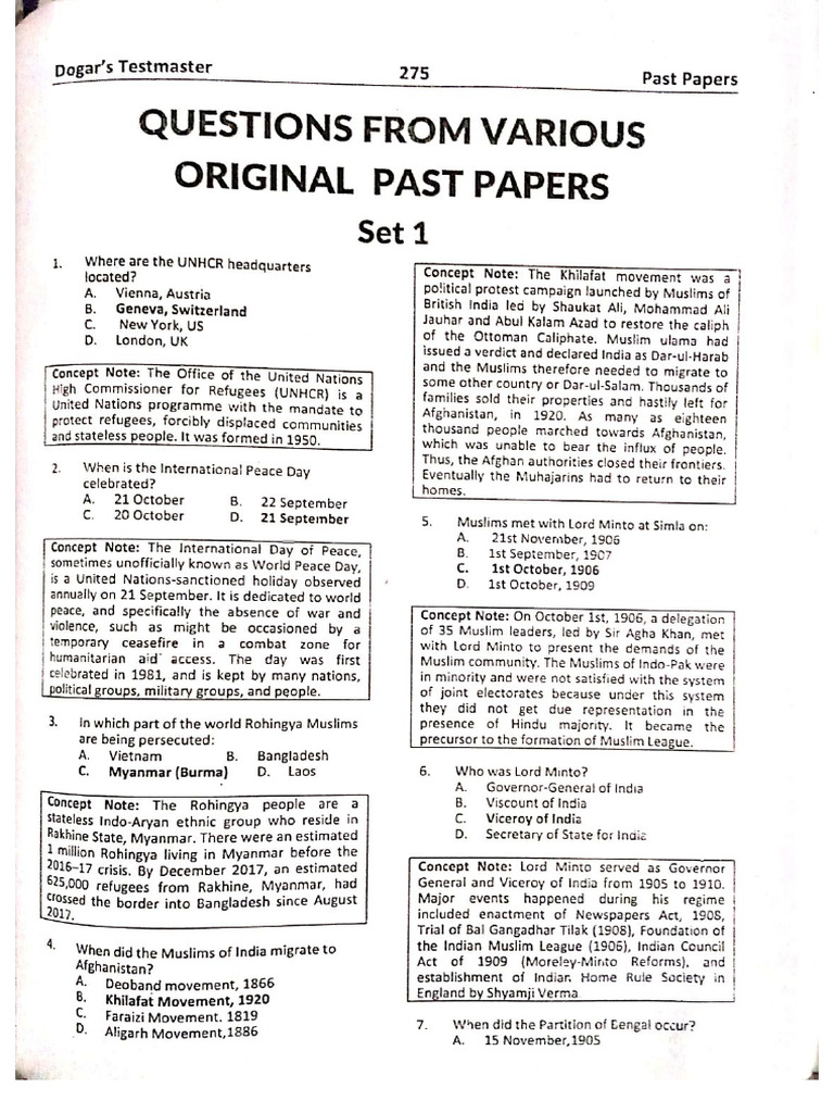 Past PApers | PDF