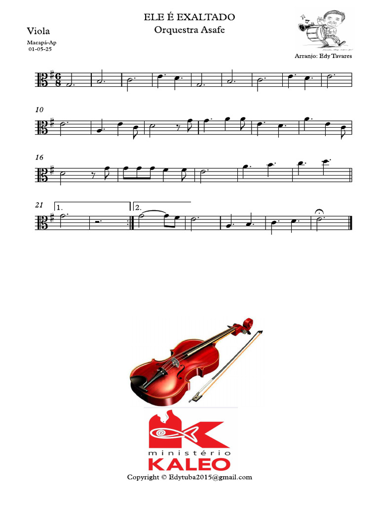 ELE E EXALTADO - Viola | PDF