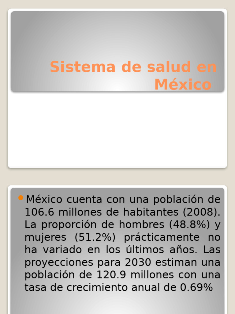 Sistema de Salud en México: Estructura y Retos | PDF | Hospital | Economias