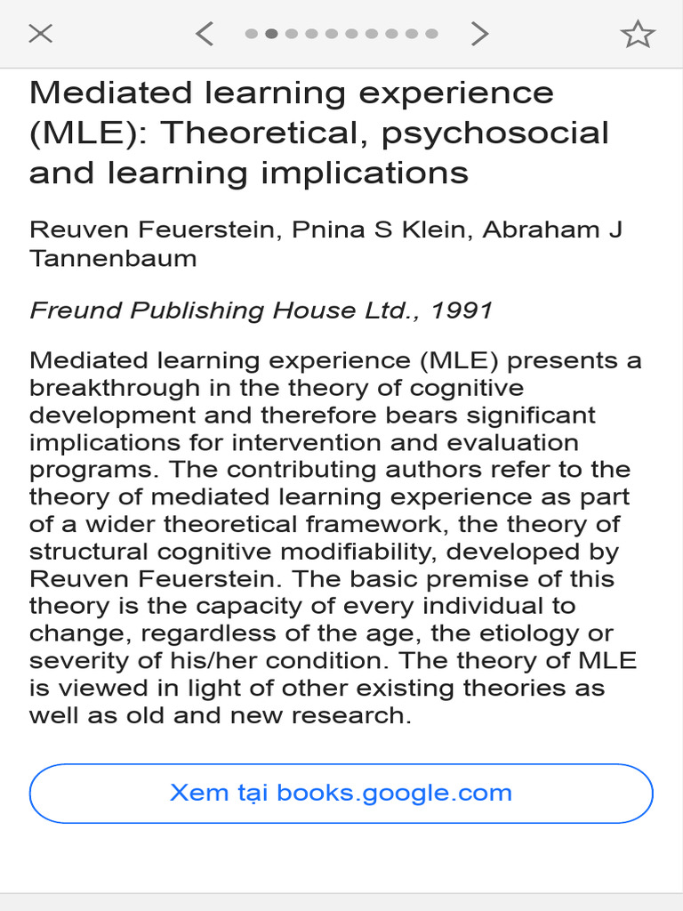 Vygotsky and Feuerstein: Learning Theory Insights | PDF