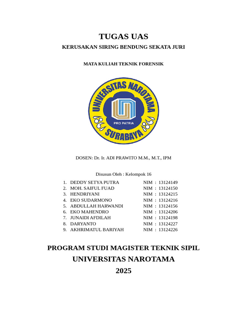 Investigasi Kerusakan Bendung Sekata Juri | PDF