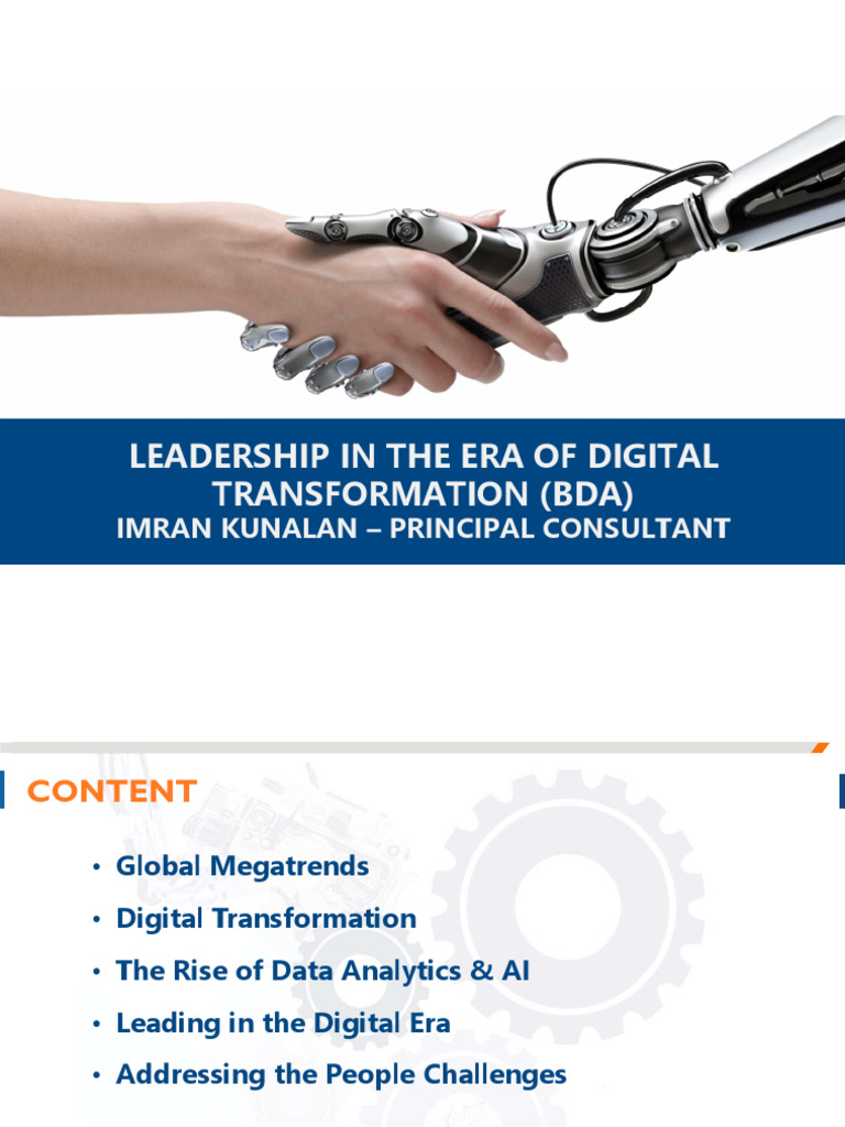 Leadership in Digital Transformation | PDF | Analytics | Artificial ...