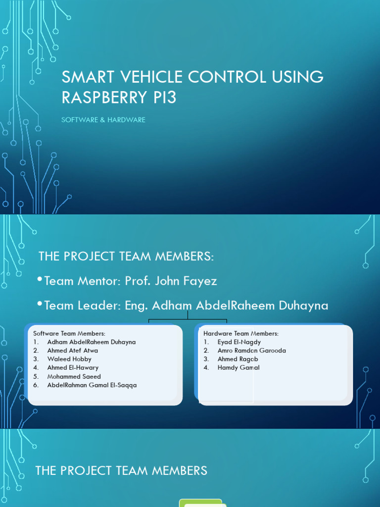 Smart Vehicle Control with Raspberry Pi3 | PDF | Raspberry Pi | Android ...