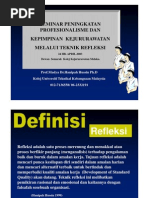 Profesionalisme Kejururawatan - Teknik Refleksi (Compatibility Mode)