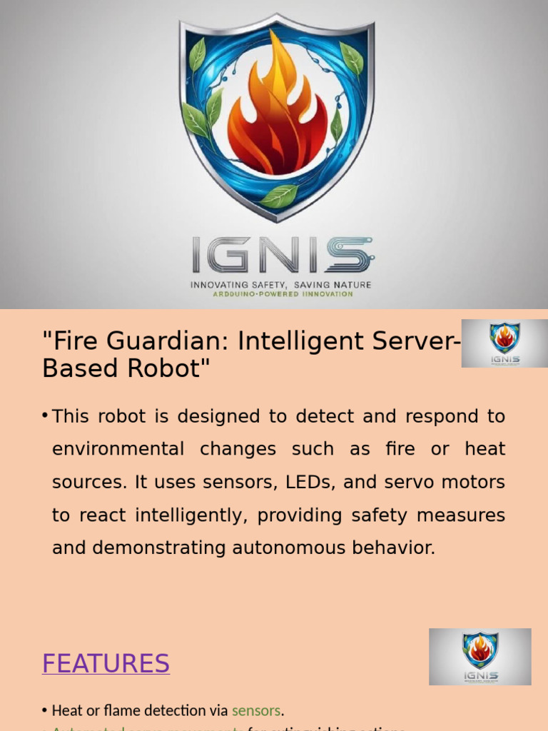 Ignis: Fire Detection Robot System | PDF