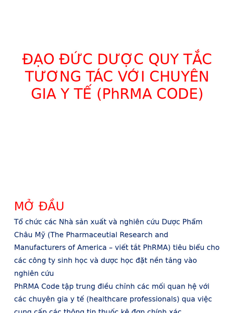 Pharma Code | PDF