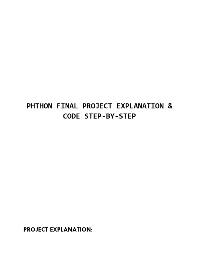 Python Hangman Game Project Guide | PDF | Object Oriented Programming ...