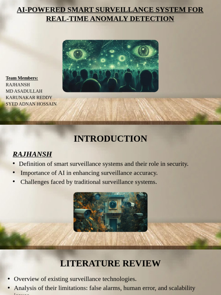 AI Surveillance System for Anomaly Detection | PDF | Artificial ...
