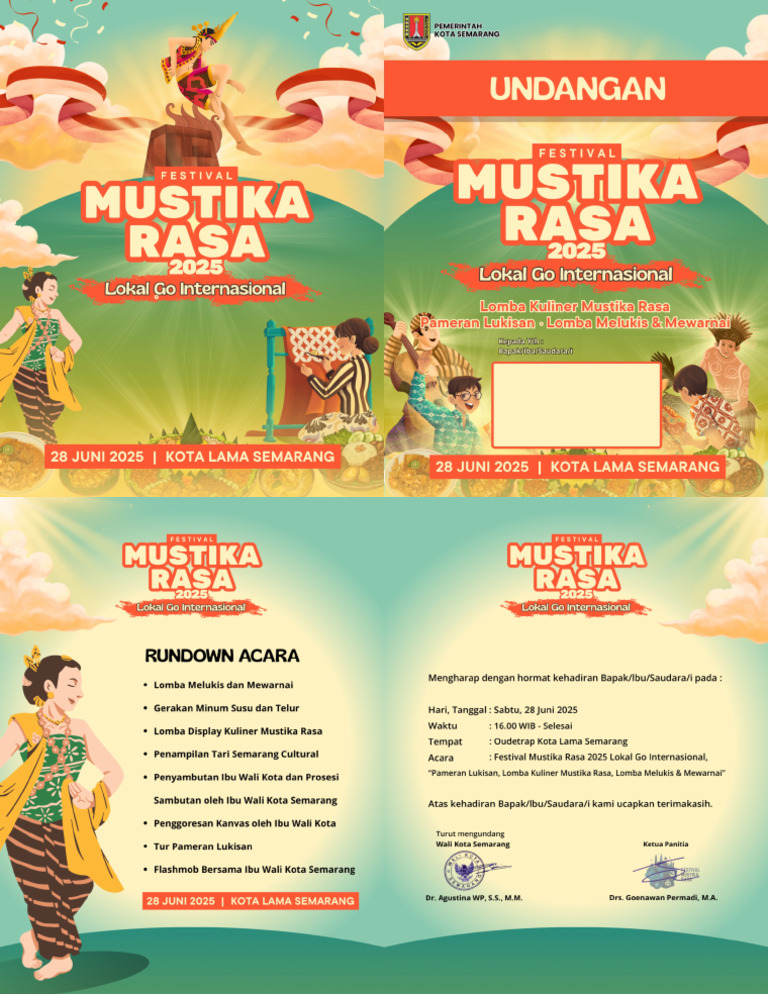 Undangan Festival Mustika Rasa | PDF