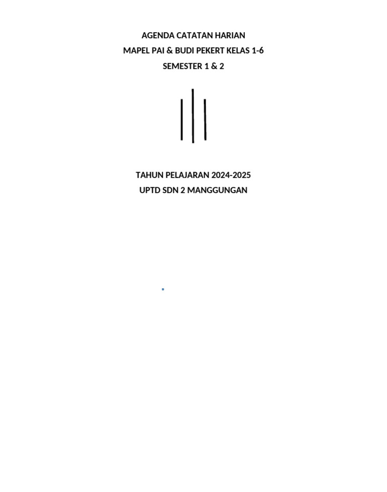 Agenda Catatan Harian | PDF