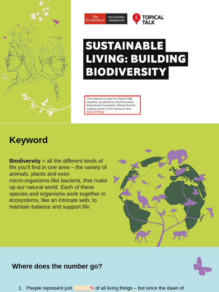 Headline 21 - Sustainable Living - Building Biodiversity | PDF ...
