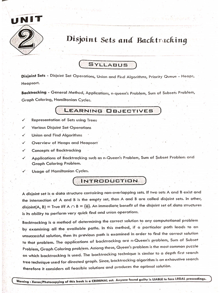 DAA Unit 2 | PDF