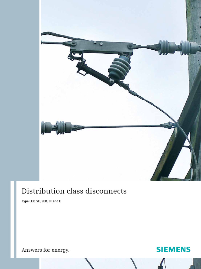 Siemens Bridges Electric Disconnects | PDF | Insulator (Electricity ...