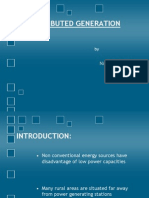 Distributed Generation: Naveen Bogi