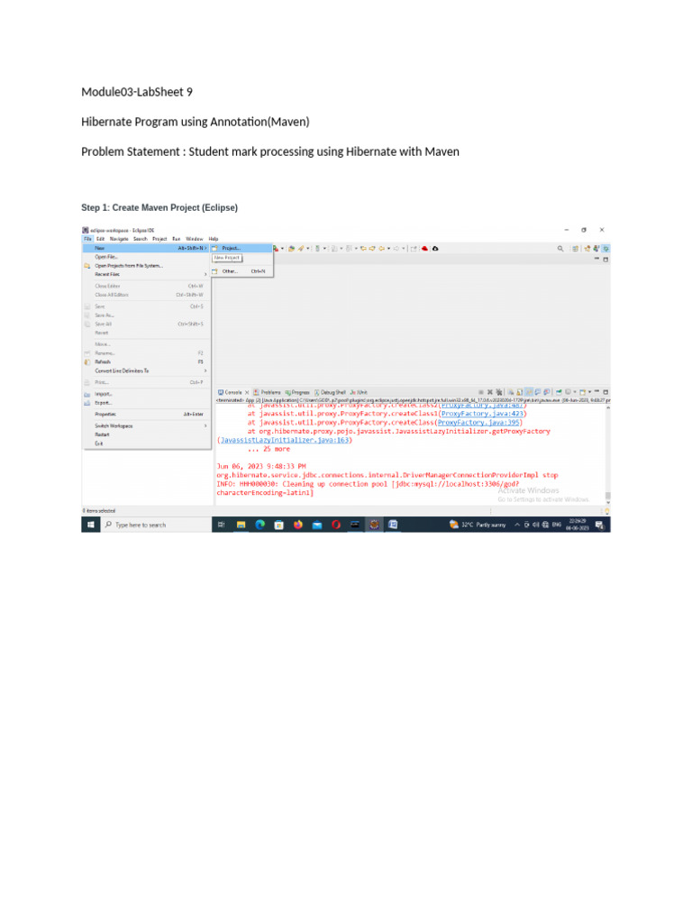 Hibernate Student Marks Processing Guide | PDF | Software Engineering ...