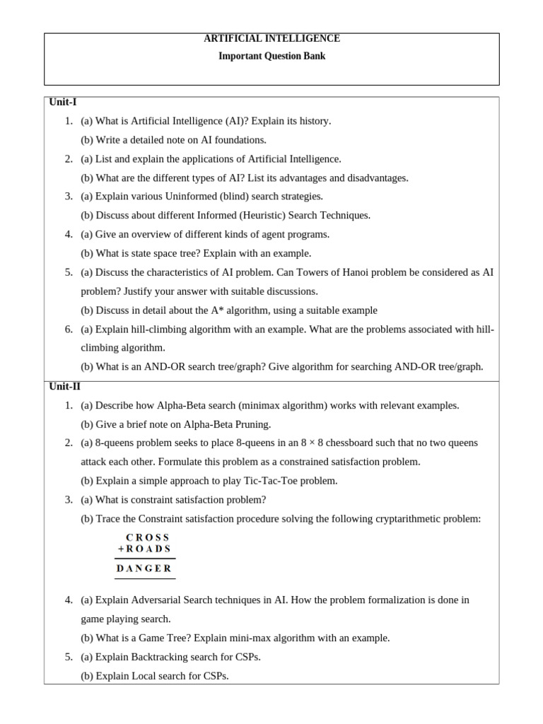 Comprehensive Guide to Artificial Intelligence | PDF