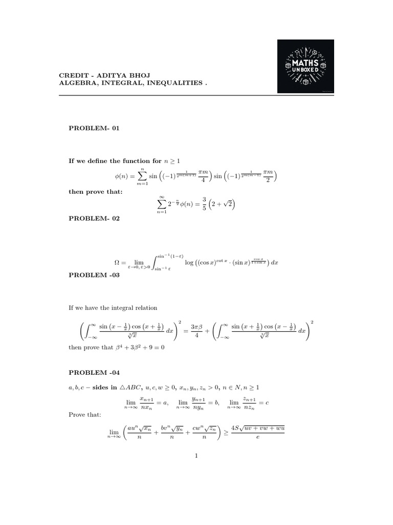 HMMT Geometry Problems February 2023 | PDF | Mathematics | Algebra
