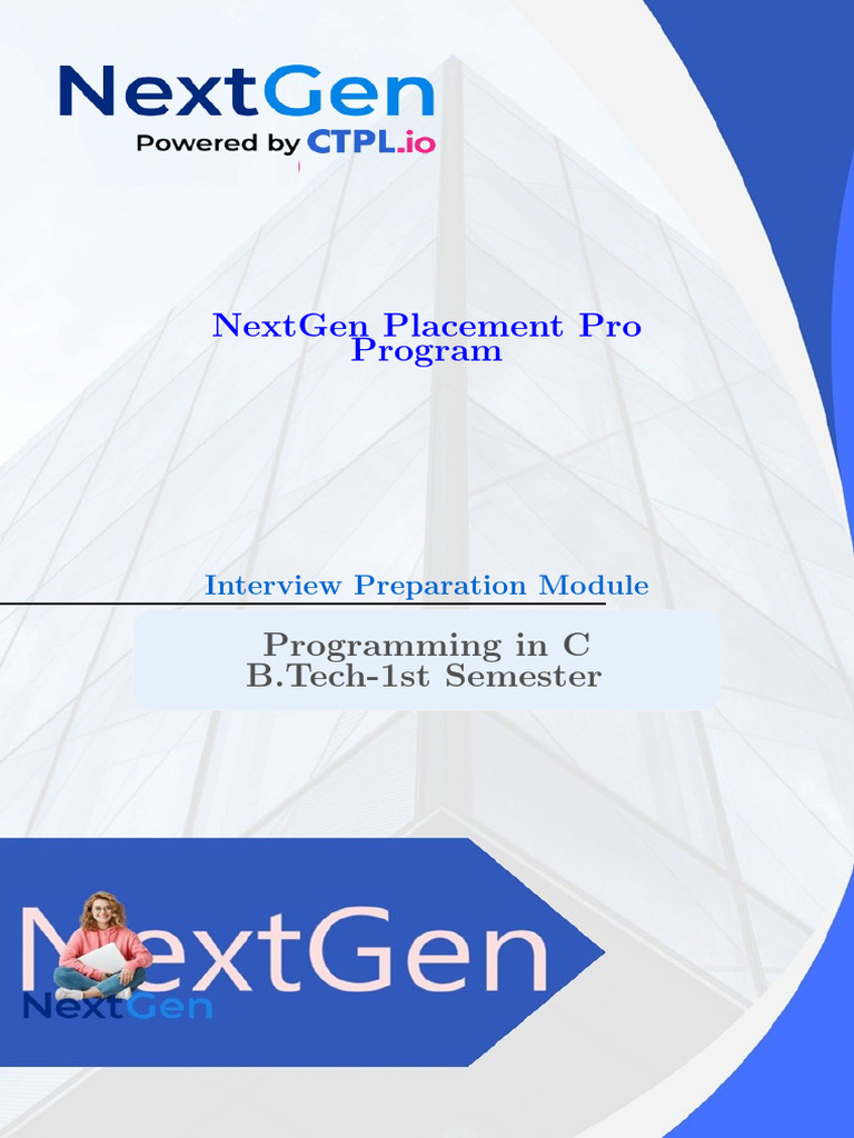 NextGen Placement Pro: C Programming & AWS | PDF