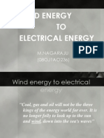 Wind Energy TO Electrical Energy: M.Nagaraju (08GJ1AO236)