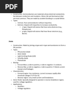 Analog Electronics: Complete Notes | PDF