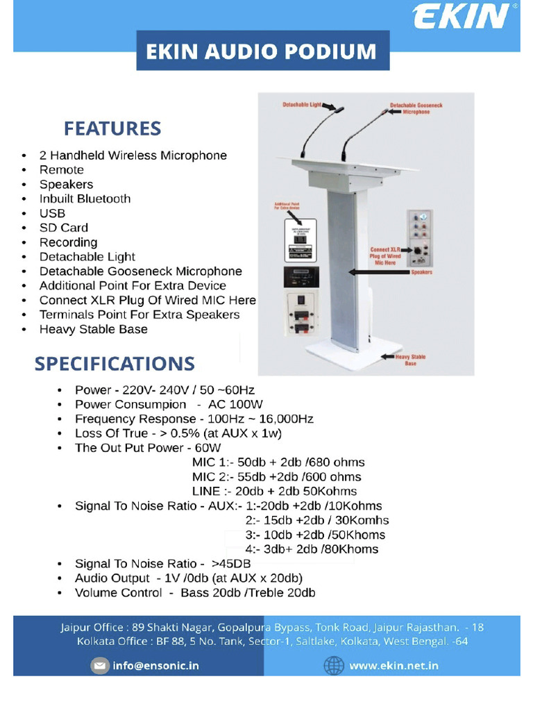 Audio Podium-1 | PDF