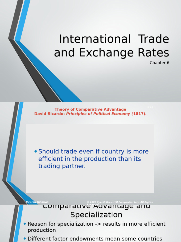 Comparative Advantage in International Trade | PDF | Exports | Non ...