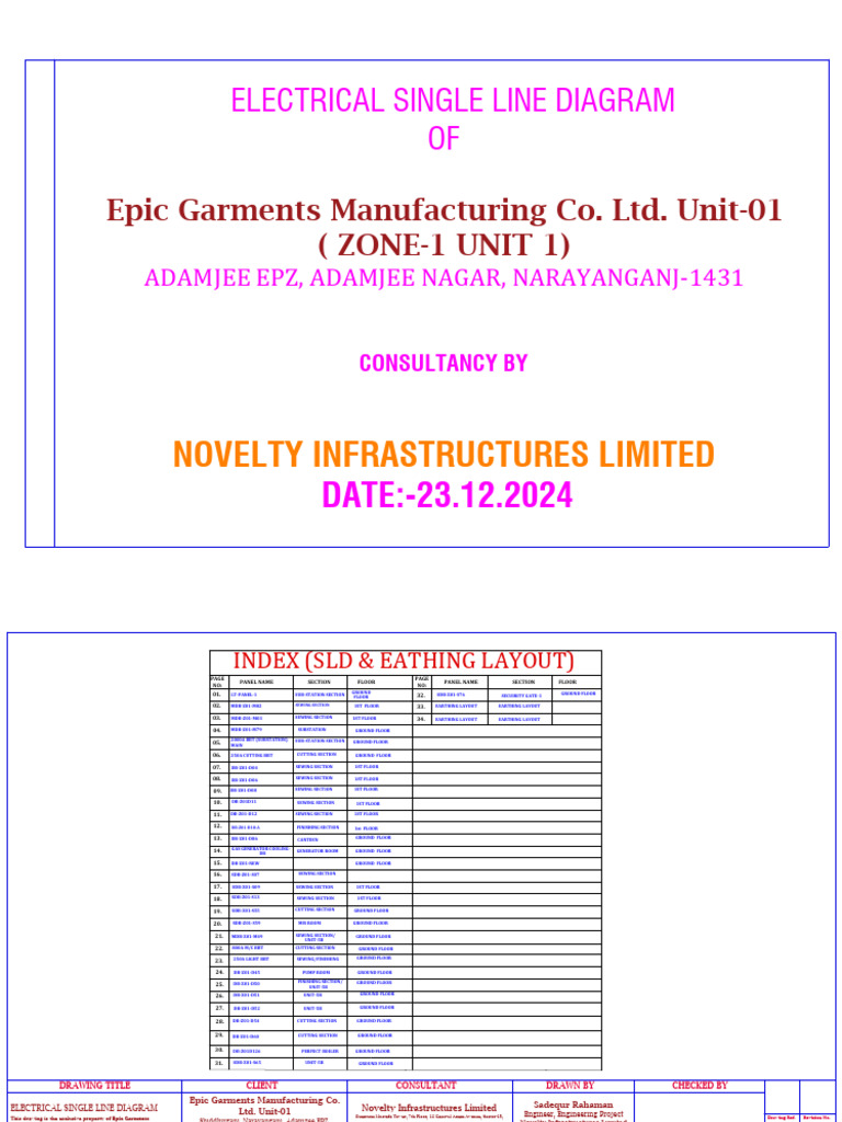 Proposd SLD of (Zone-1) Egmcl Unit-01,05b (23.12.24) v2 | PDF ...